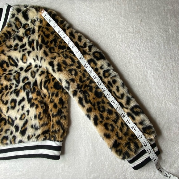 Jack by BB Dakota Faux Fur coat Sz Large Animal Leopard Print - Picture 5 of 10
